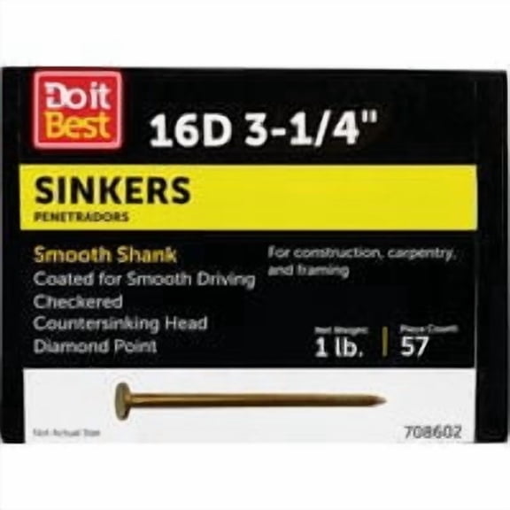 PrimeSource Do it Sinker Framing Nail - Pack of 10 Value Multipack