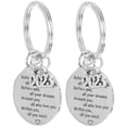 thumbnail image 3 of VERDANVERSE Key Rings Graduation Keychains Silver 2Pcs, 3 of 8