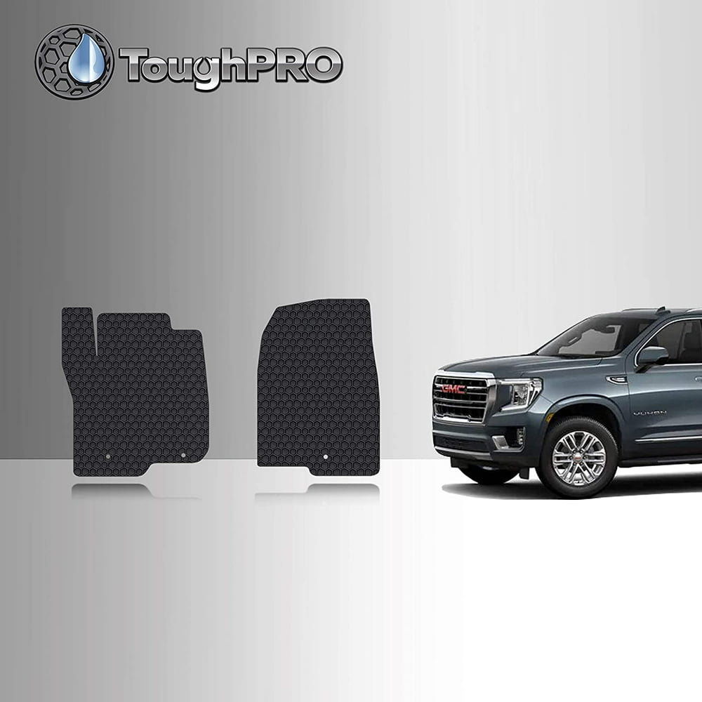 TOUGHPRO Floor Mat Accessories (Front Mats) Compatible with GMC Yukon