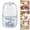 A, variant on Electric Garlic Chopper, White, 250ml, 800mAh, 3 Blades home kitchen cooking,Garlic crusher,Carbon steel-B