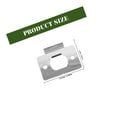 thumbnail image 4 of OULII 2pcs Lock and Door Reinforcement Plate Deadbolt Plate for Homeowners, 4 of 8