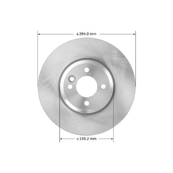 Bendix Premium Drum And Rotor Disc Brake Rotor P/N:Prt5984 Fits select: 2002-2006 MINI COOPER
