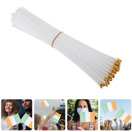 Durable Plastic Flag Poles for Bike Color Easy to Install and Carry 120pcs
