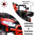 thumbnail image 2 of Montable Eléctrico para Niños Tractor 6x6 Caja de Vuelco Atomática Luz y Sonido Bluetooth 12v - Rojo, 2 of 8