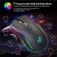 thumbnail image 2 of maskred Souris Filaire USB Gaming LED Colorée 7200DPI Souris Optique pour PC Portable Bureau No.2, 2 of 6
