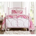 thumbnail image 3 of Lit Jumeau Moderne en Métal Acier pour Enfants Rose, 3 of 7