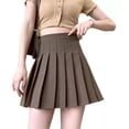 thumbnail image 1 of Falda Short Minifalda Plisada A Cuadros De Estilo Coreano, 1 of 8