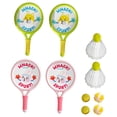 thumbnail image 1 of DYNWAVECA 2 Pieces Kids Badminton Rackets Set Outdoor Racquet with Ball and Shuttlecock Interactive Toy Badminton Shuttlecocks for Kids Contains 6 balls, 1 of 10