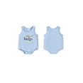 thumbnail image 2 of BemeyourBBs Newborn Baby Boy Summer Clothes Cute Infant Baby Boys Fishing Outfit Bubble Romper Overalls Sleeveless Shark Crab Embroidery Bodysuit Jumpsuit Playsuit, 2 of 9