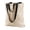 Natural/ Black, variant on Marianne Cotton Canvas Tote Bag, Style 8868