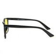 thumbnail image 2 of Gafas de bloqueo de luz azul, elegante marco rectangular negro, gafas de lectura de computadora con estilo vintage para mujeres y hombres, 2 of 8