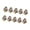 Taro color, variant on MOMOJIA 10Pcs Christmas Tree Art Beads For Christmas Tree Ornament Hand Painted Glass Beads For Craft Bracelets Jewelry Crafting