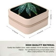 thumbnail image 2 of BCIIG Leaf Water Droplets Jewelry Storage Box for Necklaces Rings Earrings Pink, 2 of 5