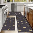 thumbnail image 6 of Kitchen Rugs Sets of 3 Non Slip Washable Kitchen Mats for Floor, Waterproof Kitchen Runner Rug, Floor Mat Carpet for Entryway, Laundry, Sink, Hallway, Bathroom, 6 of 10