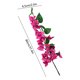 thumbnail image 3 of Tallos artificiales de buganvilla, flores artificiales de seda de 31,5", ramos de seda, rosa intenso, rojo púrpura, jarrón de tallo largo, centro de mesa para la fiesta de boda, decoración de oficina, 3 of 6