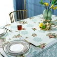 thumbnail image 4 of Nappe, Nappe en Cire, Nappe de Jardin, Nappe Huilée, Lavable, Linge de Table, 4 of 5
