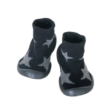 

ãTOTOãBaby Care Baby Girls Boys Anti-Slip Socks Bowknot Slipper Shoes Stocking