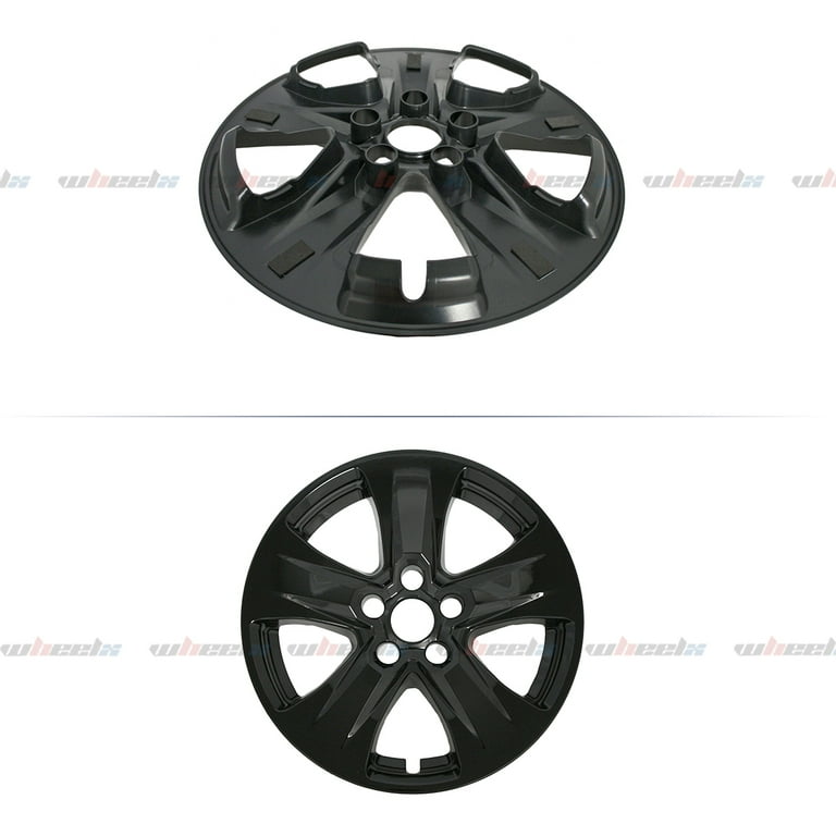 WheelX, Hubcap Wheel Cover, 17 inch, Satin Black, Durable ABS