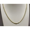 thumbnail image 3 of 14K Gold 3mm Rope Chain, 3 of 11