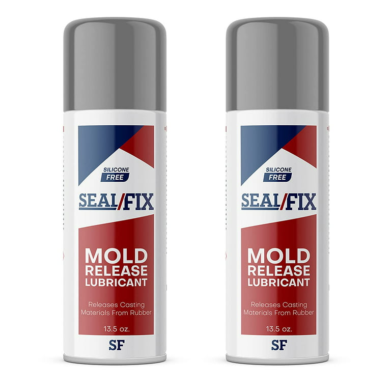 Seal/Fix Non Silicone Mold Release Spray (2 x 13.5 fl oz) Aerosol Release  Agent for Epoxy Resin (2 Pack) 