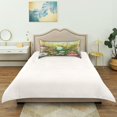 thumbnail image 6 of Haosy Satin Pillowcase for Hair and Skin Standard Cooling Silk Pillow Case with Envelope Closure Cartoon Frog Sit in Meadow Of Flower 20"x26", 6 of 9