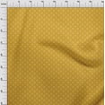 thumbnail image 3 of oneOone Polyester Lycra Gamboge Yellow Fabric Geometric Bandhani Dress Material Fabric Print Fabric By The Yard 56 Inch Wide, 3 of 4