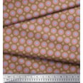 thumbnail image 2 of Soimoi Modal Satin Fabric Flower Artistic Print Sewing Fabric Yard 42 Inch Wide, 2 of 3