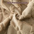 thumbnail image 3 of Luxury Soft Plush Velvet Throw Pillow Cover Decorative Pillow Covers Short Wool Cushion Covers for Couch Faux Fur Throw Pillow Case for Living Room Bedroom Home Decor,Set of 2,18" x 18",Khaki, 3 of 6