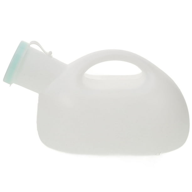 Urinario de plástico para hombres, orinal de plástico para hombres, orinal usado para orinar.