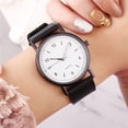 thumbnail image 3 of Resicozy Womens Watches 2026 Casual Round Dial Quartz Watch with Mesh Strap Black with White Face, 3 of 3