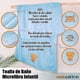 thumbnail image 2 of Toalla de baño para niños MELOCOTTON HOGAR Microfibra Azul Claro - Oso, 2 of 3