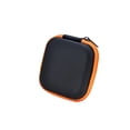 thumbnail image 1 of maskred Earphone Container Universal Space Saving Storage Bag Hard Scratchproof Carry Packet Cables Travel Charger USB Black Orange, 1 of 6