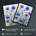 thumbnail image 2 of Cornflower Wildflower Meadow Watercolour Painting Unframed Wall Art Print Poster Home Decor Premium, 2 of 5