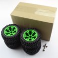 thumbnail image 4 of Neumático de control remoto Ampliar neumáticos Modificación Modificación Remonte llantas Accesorios Reemplazo para WLTOYS 12428 144001 124018 Paquete verde de 4 Inevent FN001209-01, 4 of 7