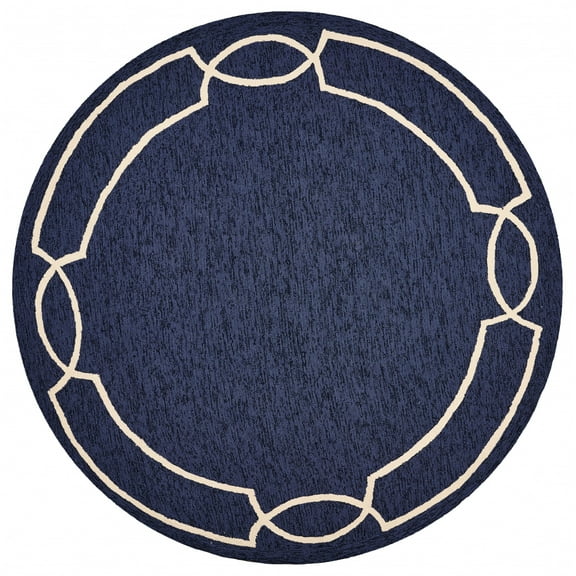 78" X 114" Ocean Polypropylene Rug