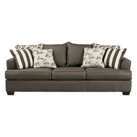 UPC 024052175806 product image for Signature Design by Ashley Furniture Levon Microfiber Sofa in Charcoal | upcitemdb.com