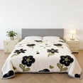 thumbnail image 1 of EGNMCR Throw Blanket, Throw Blanket for Couch Facecloth Blanket Mink Blanket Wholesale Corals Velvet Quilt Double-sided Padded Winter Bedding Cover Blanket Super Soft polyester mink fur blanket, 1 of 6