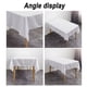 thumbnail image 3 of Cubierta de mesa de fiesta de satén 147*259cm mantel rectangular decoración de mesa de tela suave para decoración de mesa de banquete de boda Vhermosa BST3023106-3, 3 of 6