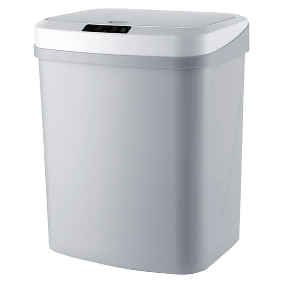 Yeacher 16L/4Gal Touch-free Trash Cans Automatic Garbage Can Infrared Motion Sensor with Lid for Kitchen