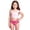 Hot Pink, variant on Kids Girls Solid Color Swim Bottoms Triangle Bikini Briefs Swimwear Gymnastics Dance Sports Underpants