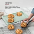 thumbnail image 4 of KitchenAid Aluminized Steel Nonstick 10x15-inch Cookie Baking Sheet Pan, Pistachio Green, 4 of 8
