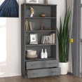 thumbnail image 5 of vidaXL Highboard HAMAR Solid Wood Pine Dark Grey, 5 of 5