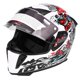 thumbnail image 2 of Accessary Casco de seguridad integral para motocicleta con lentes dobles Patrón de payaso blanco M ANGGREK  Otros, 2 of 8
