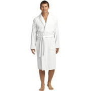 Port Authority ®  Checkered Terry Shawl Collar Robe. R103 L/Xl White