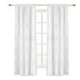 thumbnail image 1 of DYstyle Morocco Embossed Rod Pocket Sheer Volie Curtain Panel, 1 of 3
