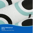 thumbnail image 4 of Kenney Medium Weight Decorative PEVA Shower Curtain Liner, 70" W x 72" H, Lots of Dots, 4 of 5
