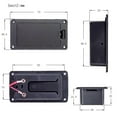 thumbnail image 4 of 2x 9V Tapa de La Caja de La Compartimiento de La Caja para Los cesorios s de Bajo de Guitarra Sunnimix soporte de caja bass 9v, 4 of 8