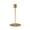 Gold, variant on Sleek Black Candle Holder, Minimalist Nordic Taper Stand for Dining Table, Modern Aesthetic Home Decoration, Functional Candle Display for Buffet and Sideboard