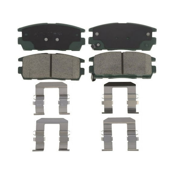 Rear Brake Pad Set - Compatible with 2007 - 2017 Chevy Equinox 2008 2009 2010 2011 2012 2013 2014 2015 2016