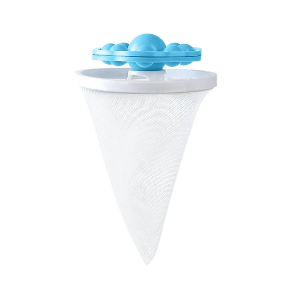 Qiweii 2026 Reusable Washer Hair Filter Mesh, Floating Pet Hair Lint Remover, Washing Machine Hair Catcher